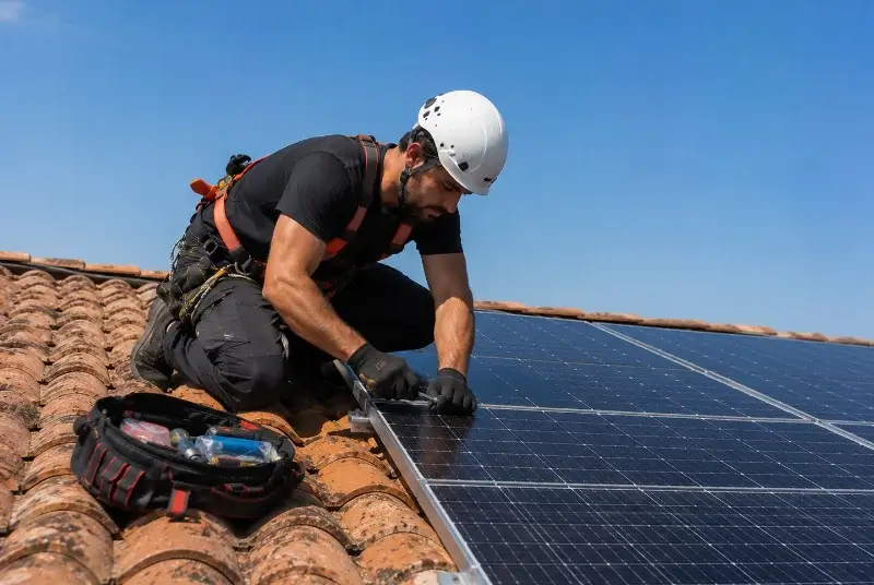 Maintenance et monitoring de panneaux solaires à Pont-sur-Sambre